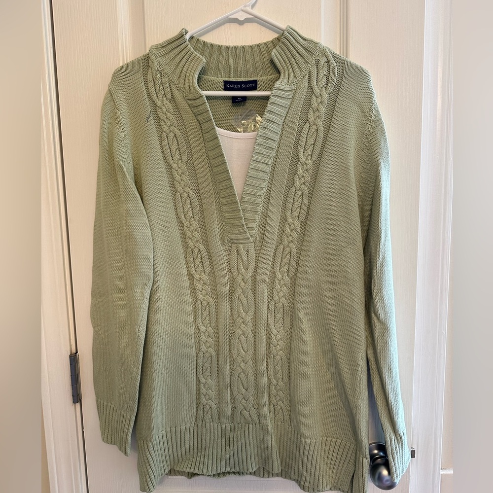Karen Scott sweater tunic